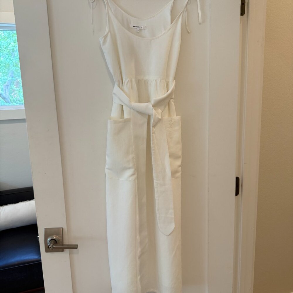 Emerson Fry Livia Sundress - Salt, XS Linen - Picture 4 of 4